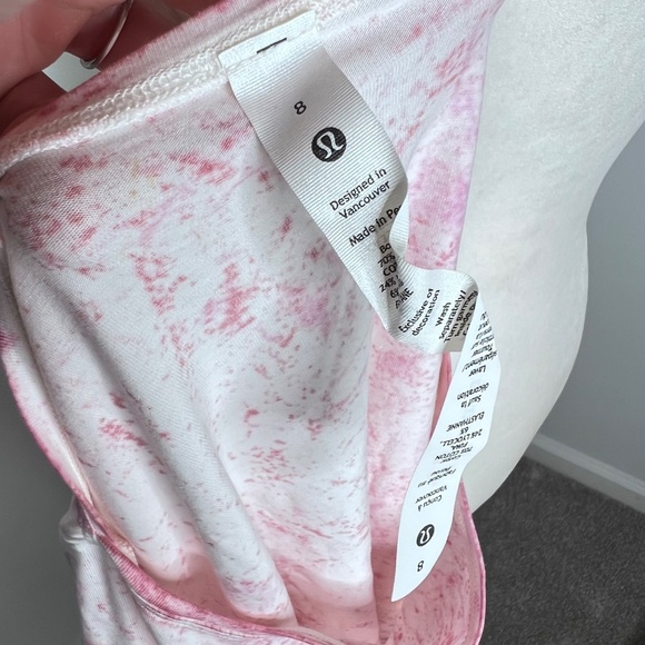 NWT Lululemon Back In Action To Dye For Pink Long Sleeve Shirt 8 - Picture 4 of 4